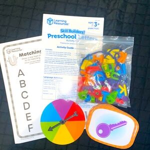 Learning resources preschool letters activity set